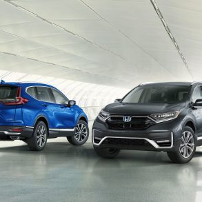 2020 Honda CR-V (blue) & CR-V Hybrid